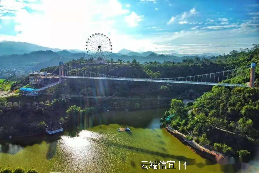 "锦江画廊"碧道,是信宜创森最美印记冬天,绿树,白鹭夏天,阳光,竹道已