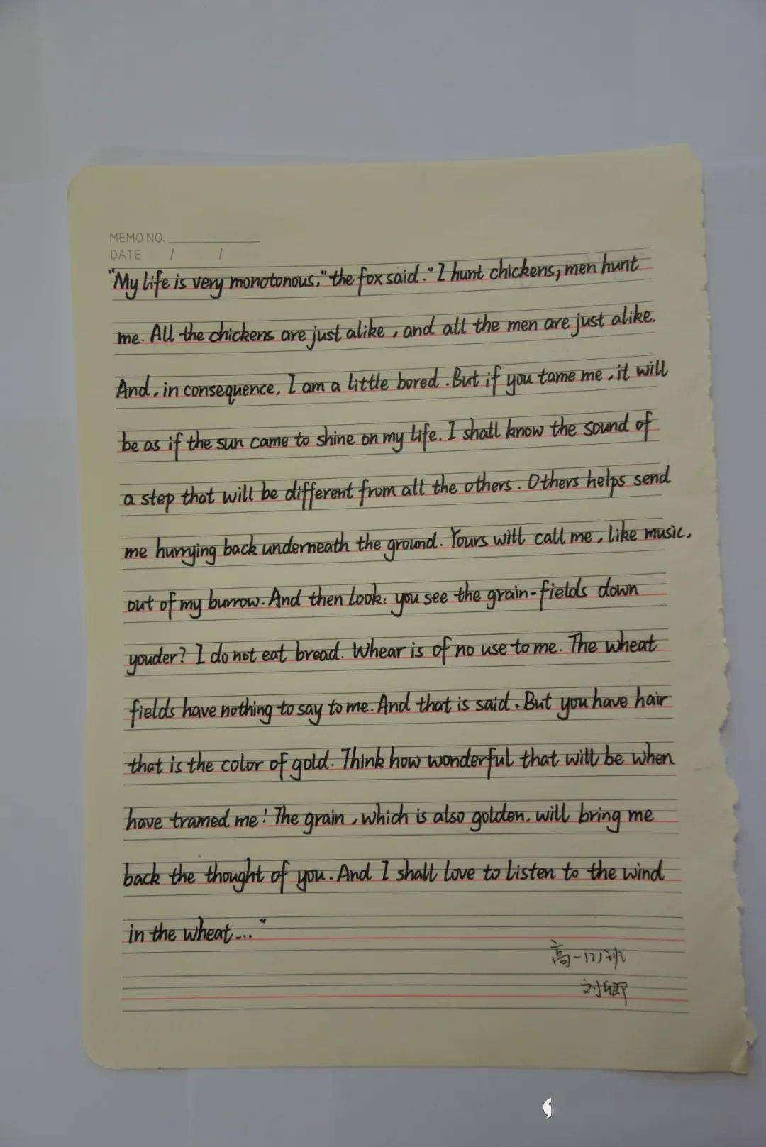 昆明市外国语学校2020年第二十届外语文化活动月|高一年级外语书法展