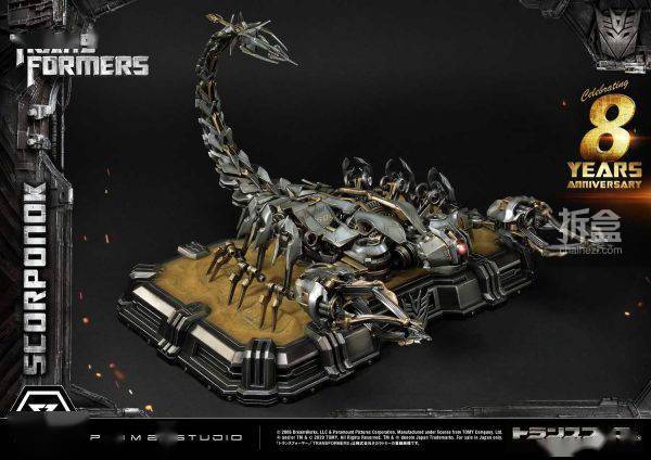 prime1studio变形金刚机械蝎scorponok雕像