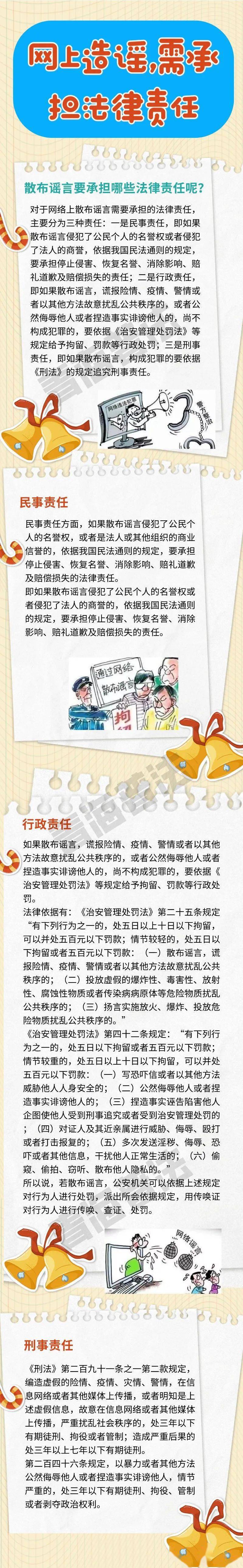 【政哥普法】网上造谣,需承担法律责任!