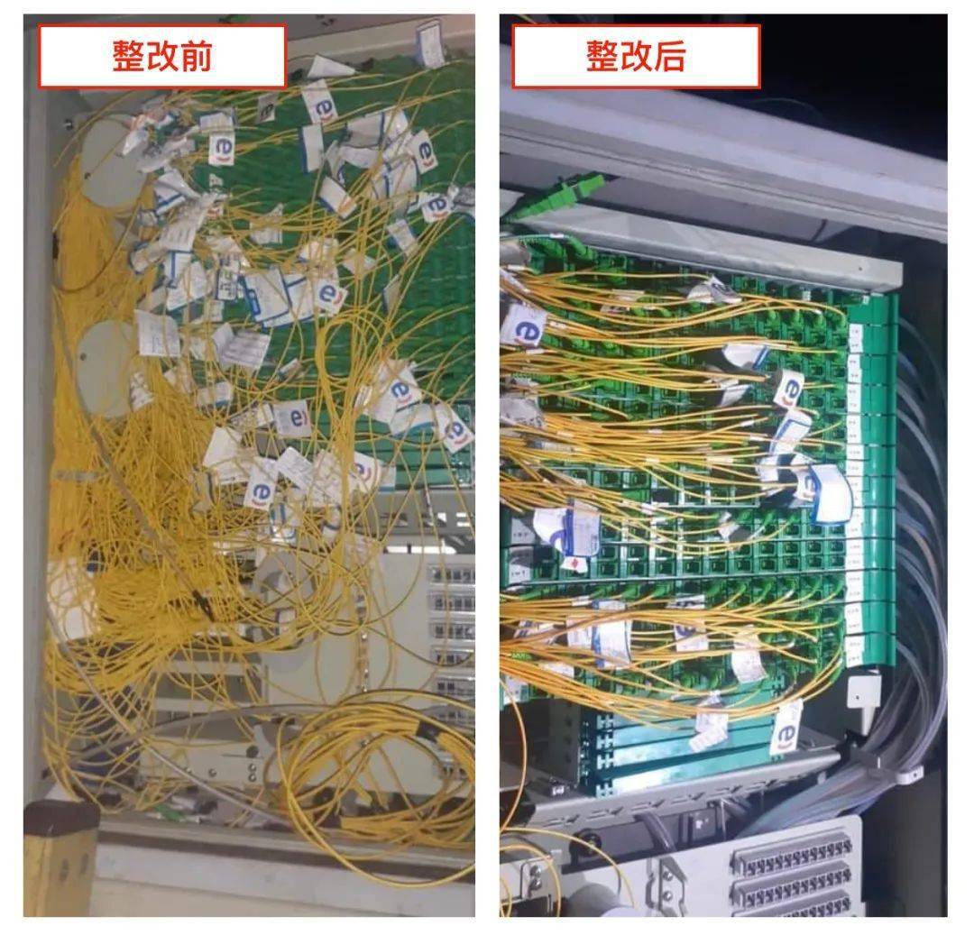 理线前vs理线后!(附机房理线大全)_光纤