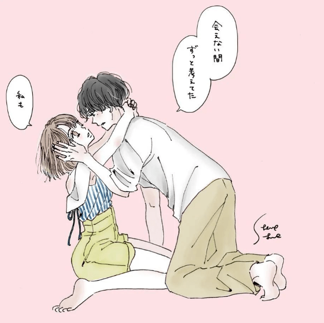 深夜勿点这位插画师甜蜜的狗粮会把人腻到画面都在撒狗粮