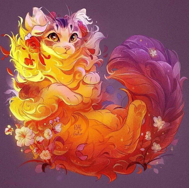 插画丨奇幻世界中那些毛茸茸的小动物们