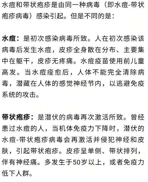 帶狀皰疹疫苗已到,適合50歲以上人群接種!_水痘