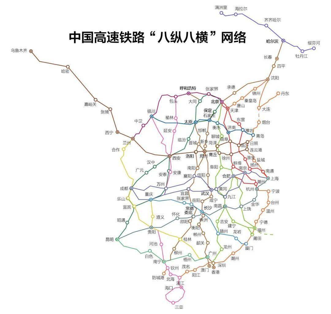 中国高速公路八纵八横图片