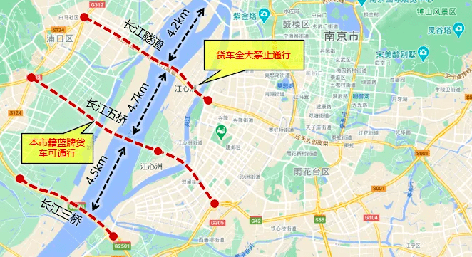 南京绕城公路环线闭合,过江隧道通行有调整