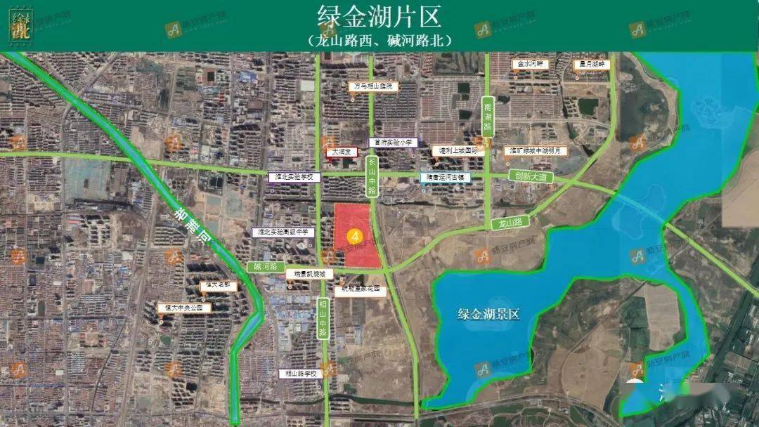 淮北绿金湖规划图图片