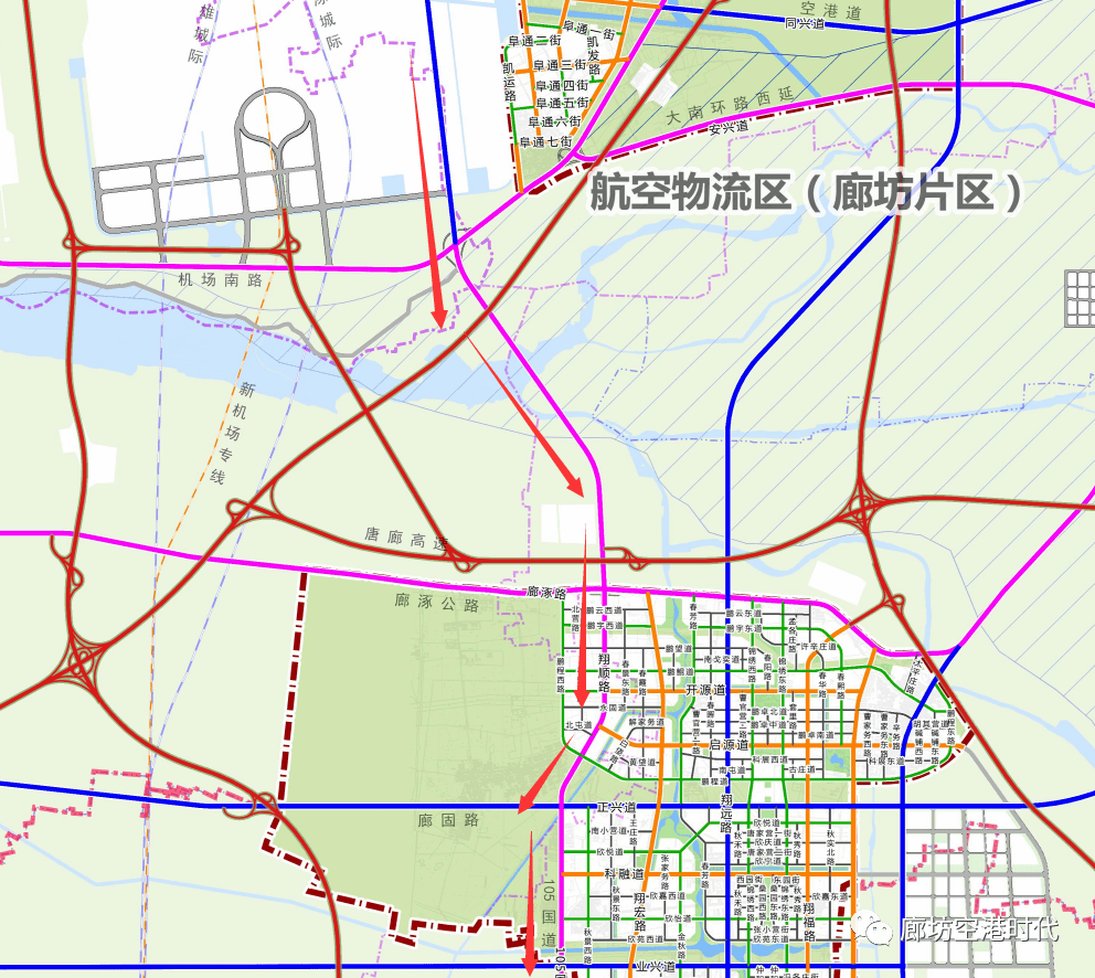 重磅进展105国道本月底主体完工廊坊一小时可达北京永定门
