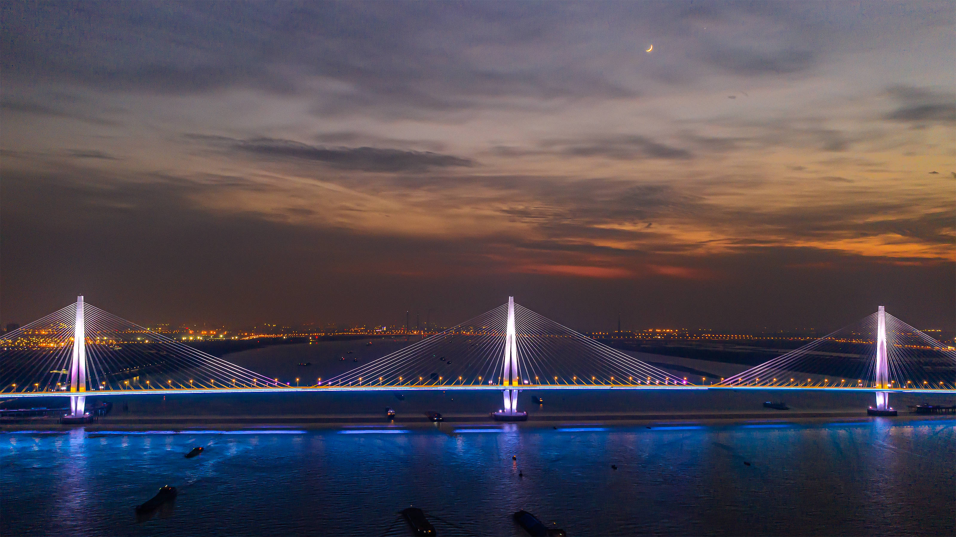 南京江心洲长江大桥图片