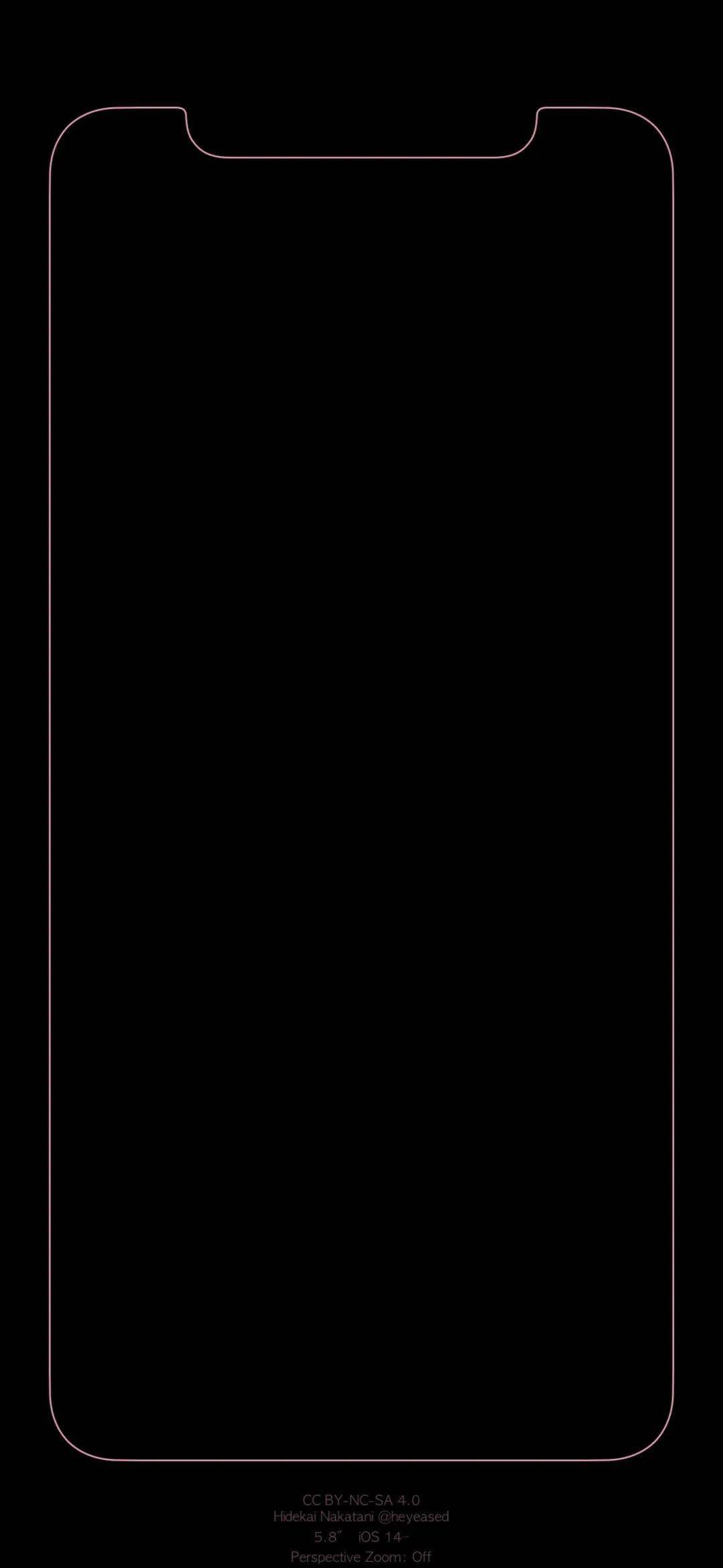 iphone x/xs/11 pro彩色边框壁纸iphone 12 pro max彩色边框壁纸