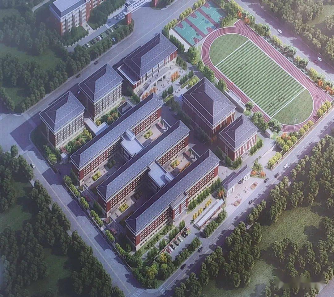 泗阳中学附属初级中学效果图泗阳中学附属初级中学位于相文路小学西侧