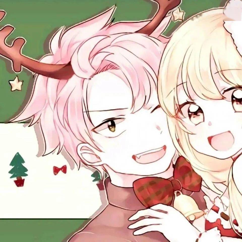 头像圣诞节情侣头像单人头像多人头像