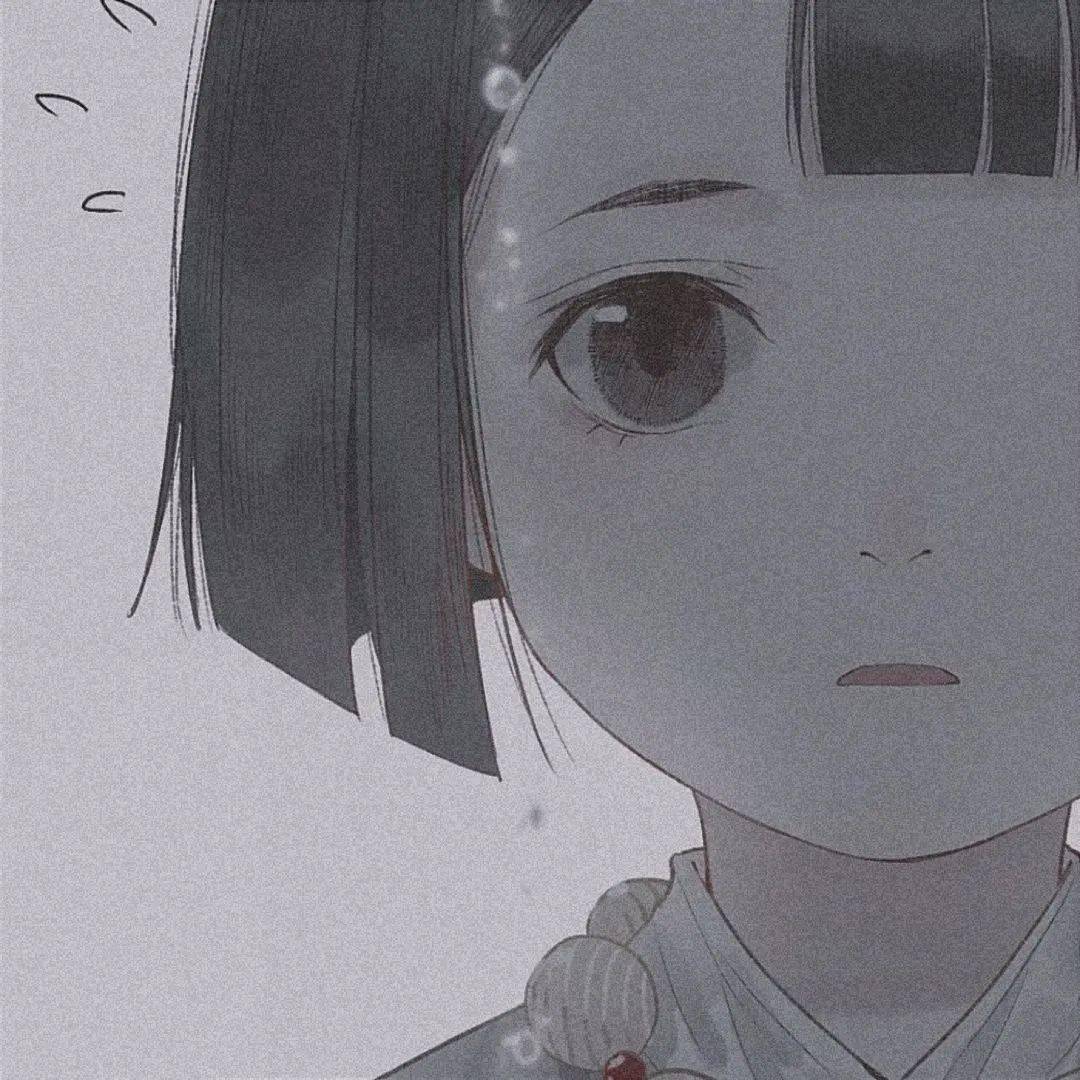 黑白女头像 | 可爱超萌女生头像