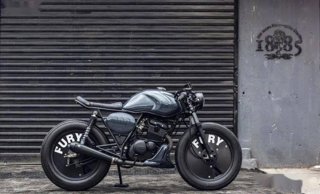 铃木锐爽en125改装caferace风格