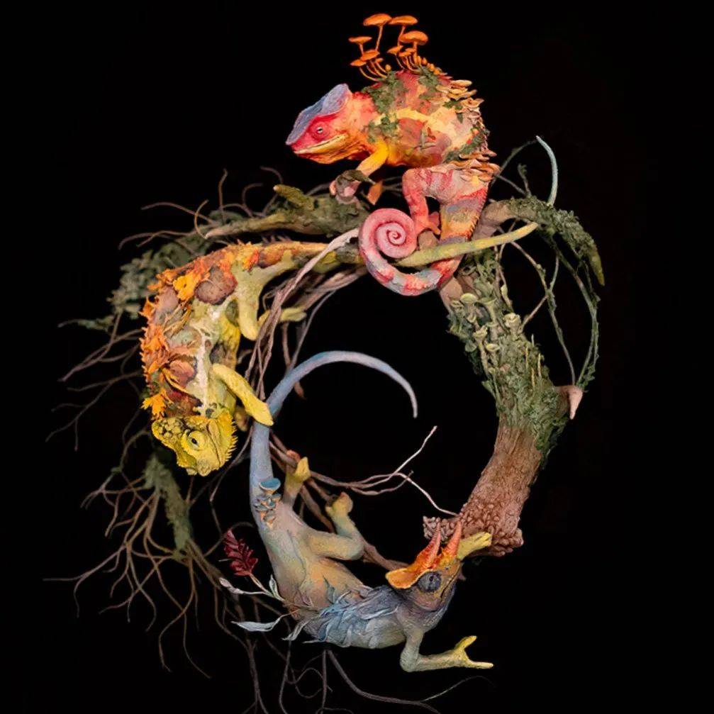 加拿大雕塑师ellenjewett充满魔幻色彩的神秘生物作品