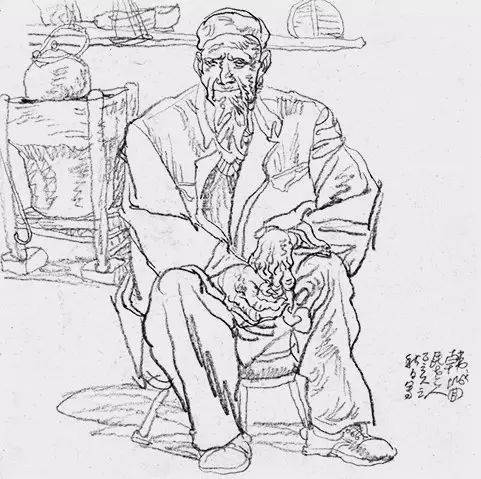 西安美术学院院长杨晓阳速写作品欣赏