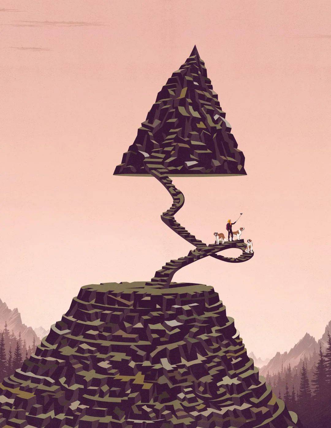 看了这些插画,感觉自己境界都提升了