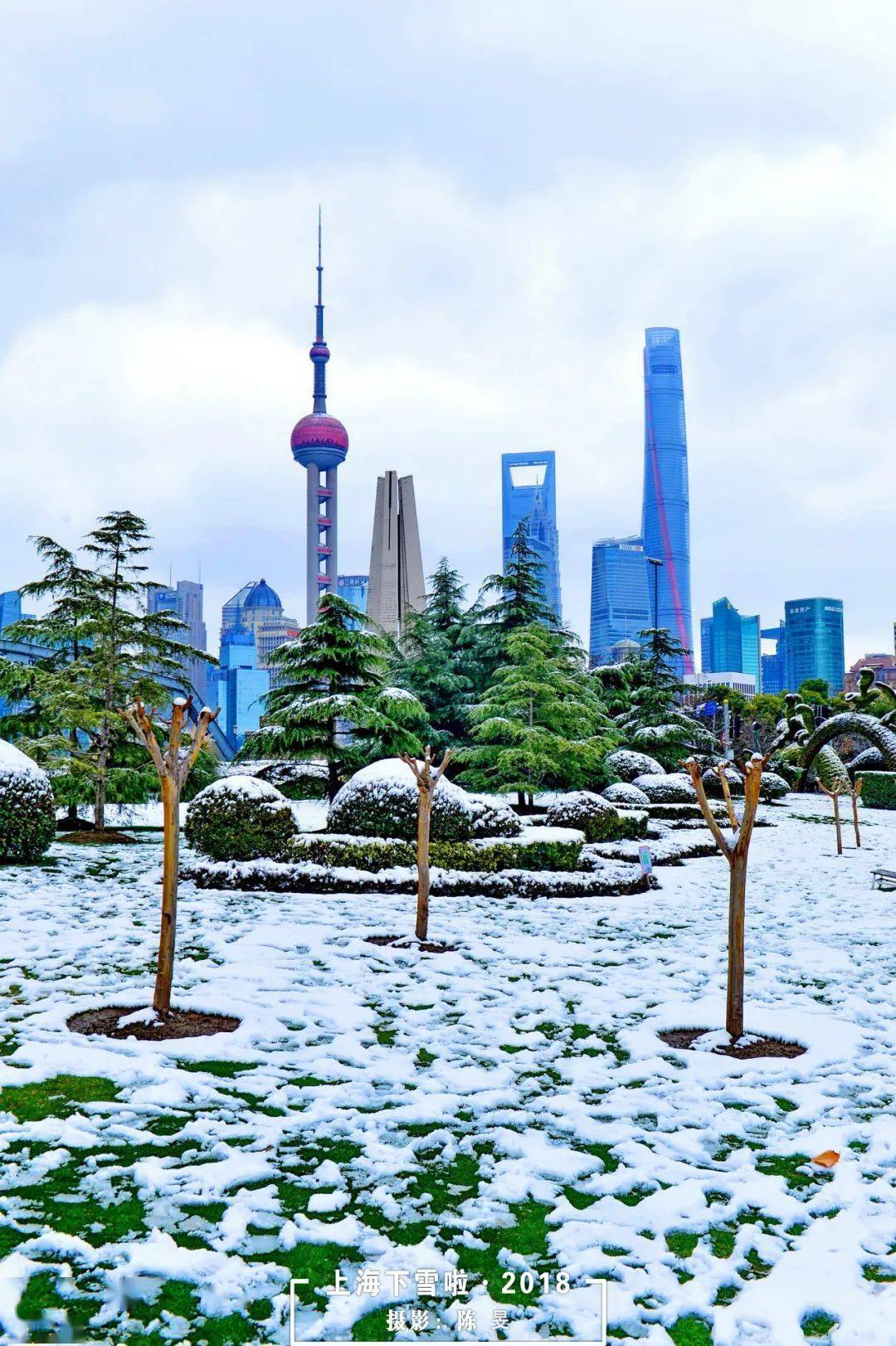 美在上海,100张高清魔都雪景图来了!