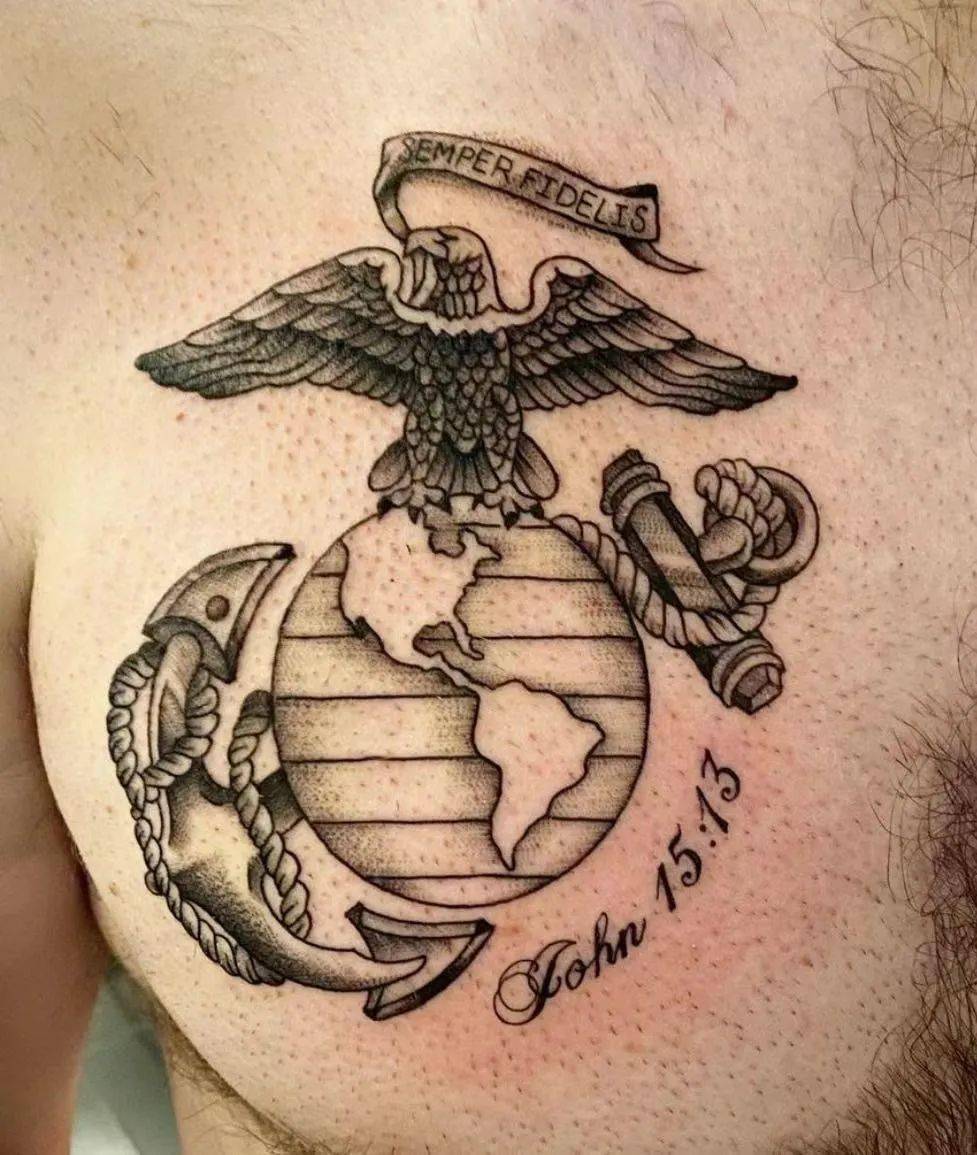 美国海军纹身图片