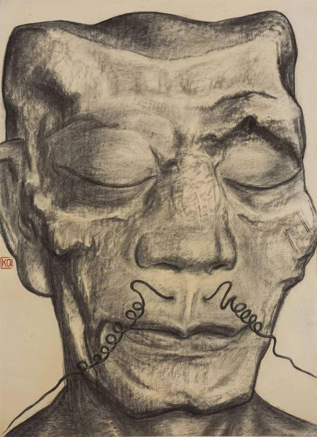 天津美院油画系教授孔千素描作品欣赏