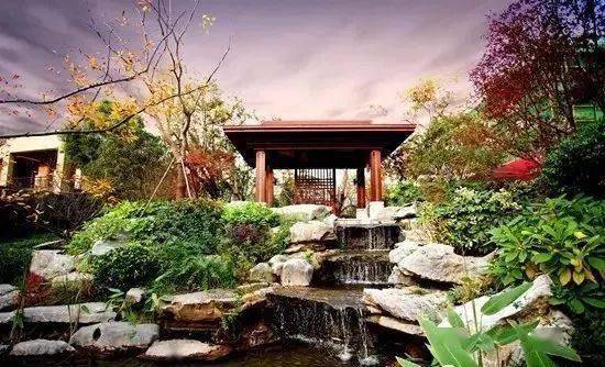 五龙湾山水庭院图片