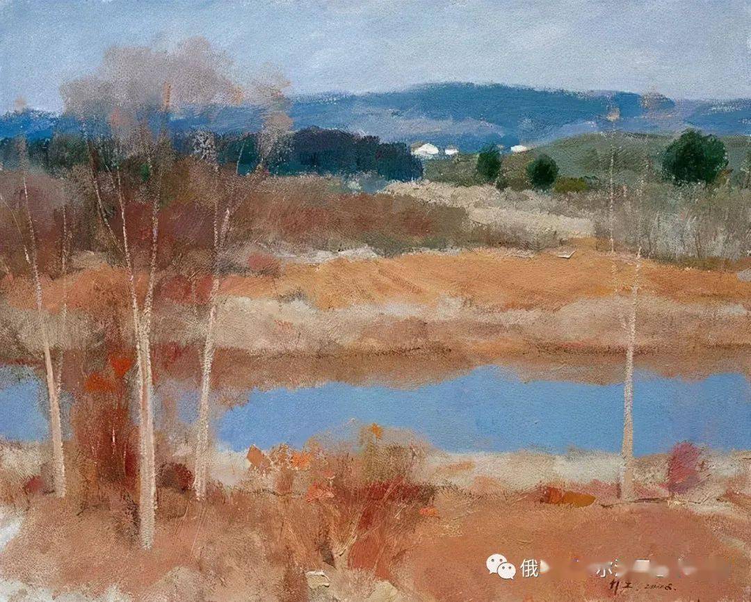 漂亮的色彩画家沈行工独特的诗意性油画作品欣赏