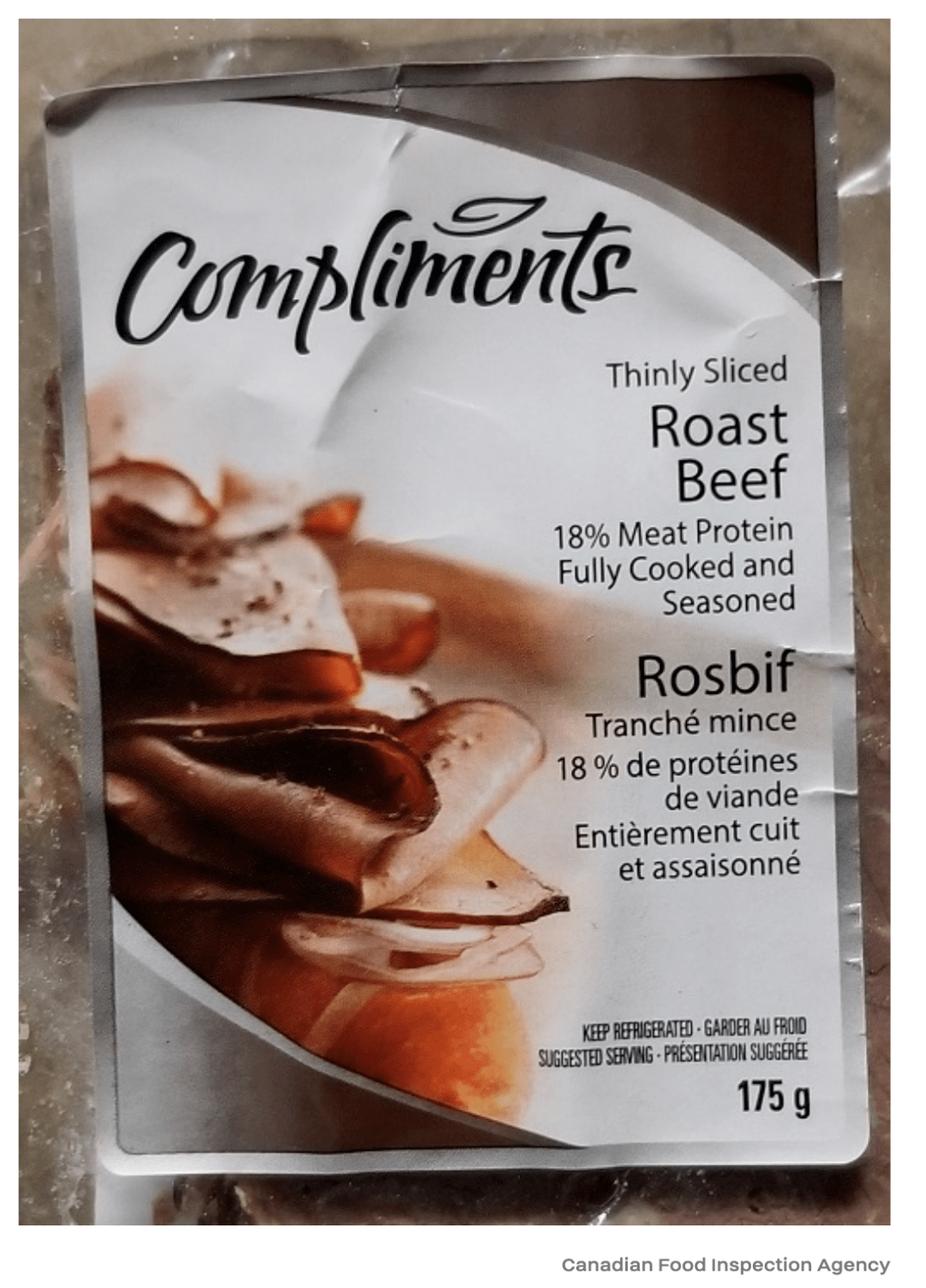 175克包装和2 x 175克包装的the deli-shop切片熏牛肉(sliced