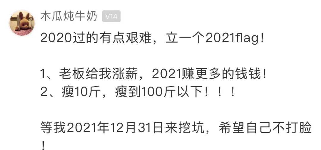 升職加薪暴富脫單2021年來19樓給自己立個不會倒的flag