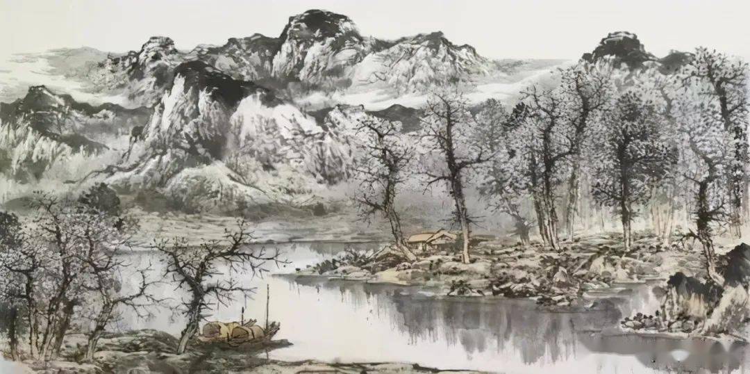 中国画写意山水画的调色法,喜欢的进来沟通