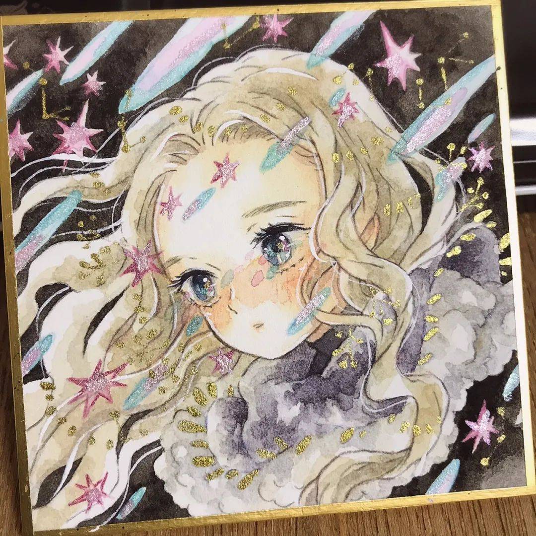 水彩插画 | 一大波精致可爱动漫人物素材