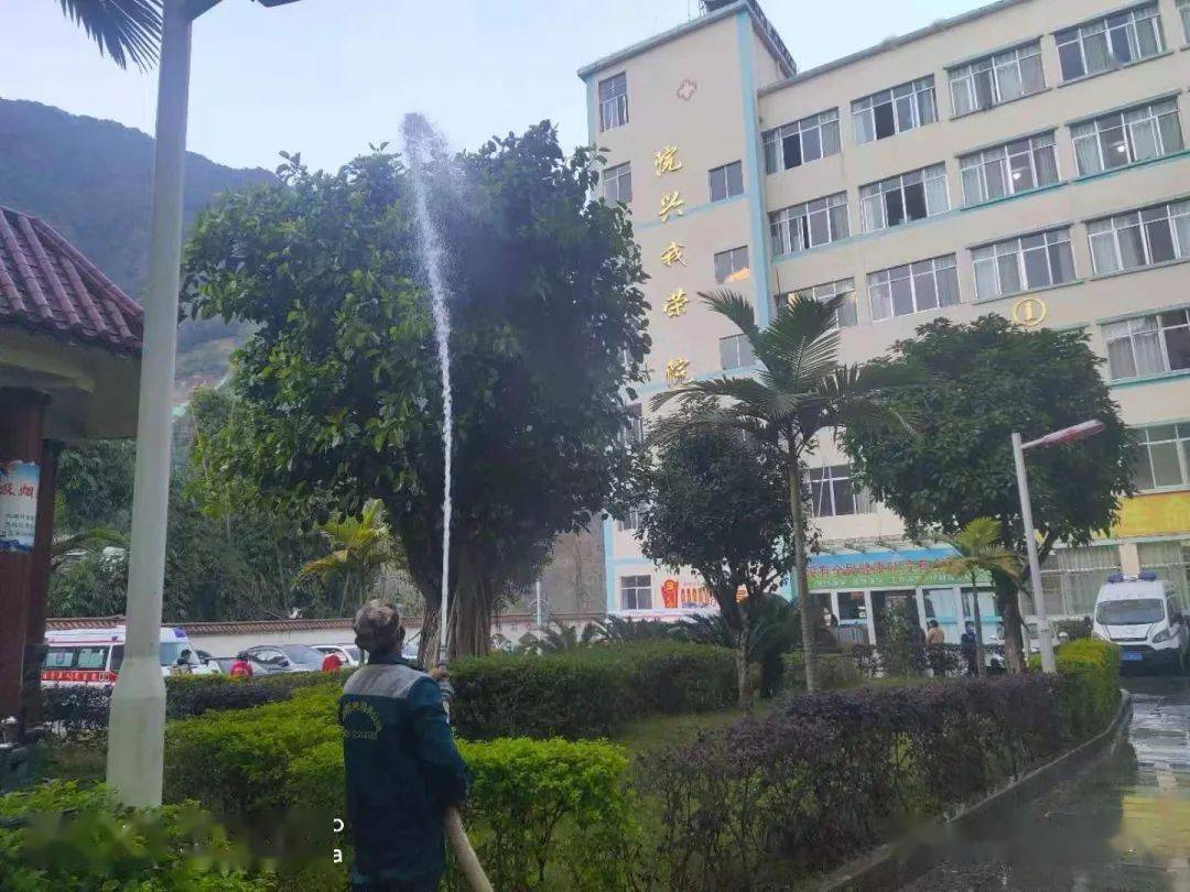 新年新气象,"爱国卫生"福贡县人民医院在行动