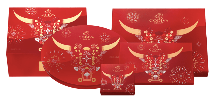 godiva | 2021新年限量版巧克力系列牛转巧运,忆味新春!