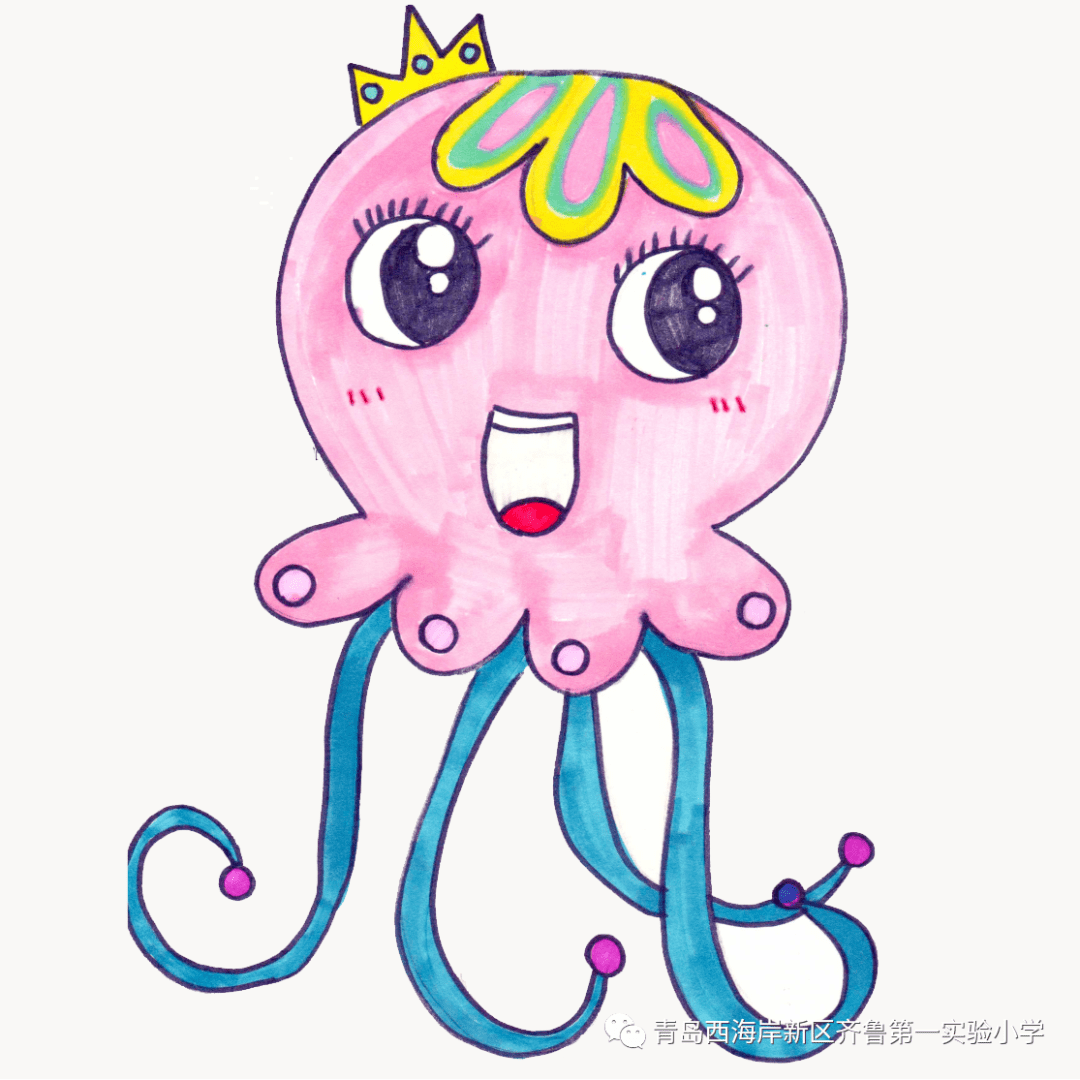 "梦幻水母馆"卡通形象设计大赛网络投票开始啦~|齐鲁实小海洋教育