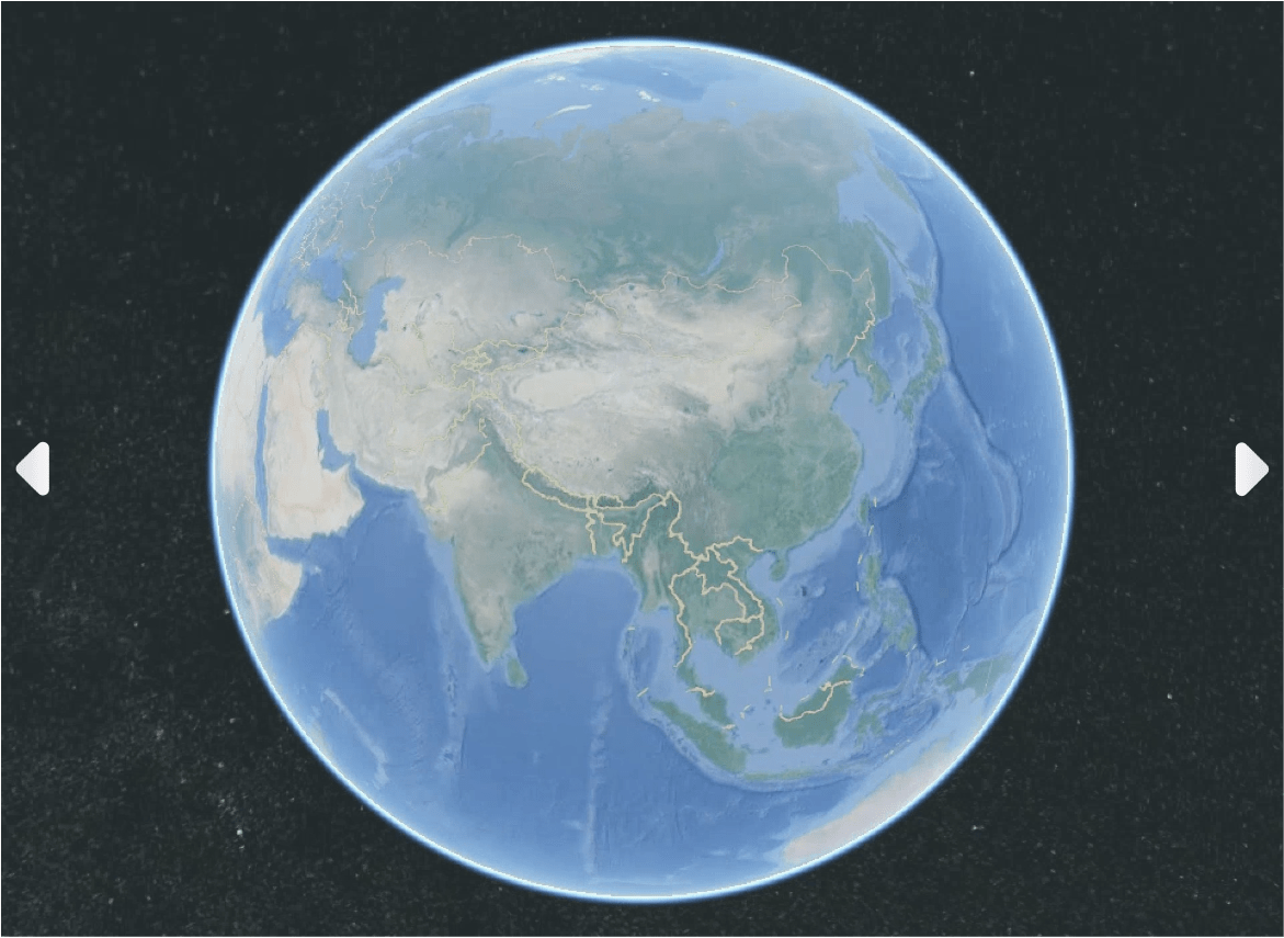 世界地图中文版三维图片