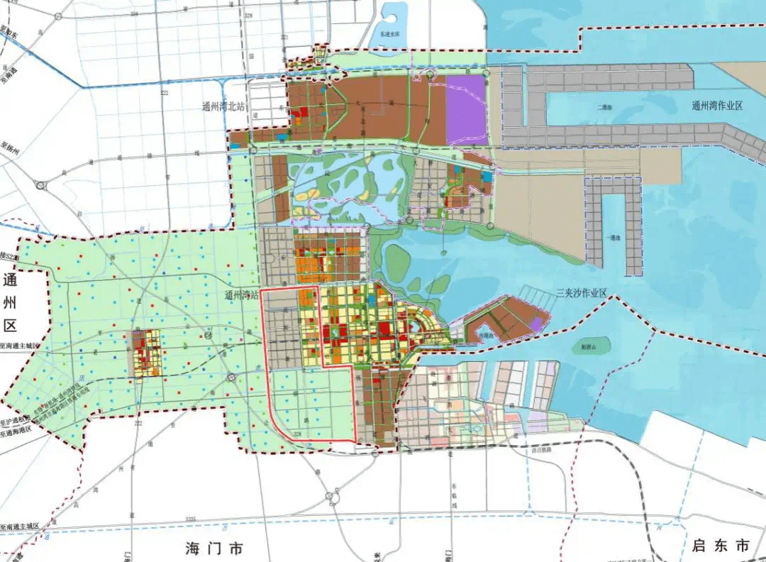 南通开发区详细规划图图片