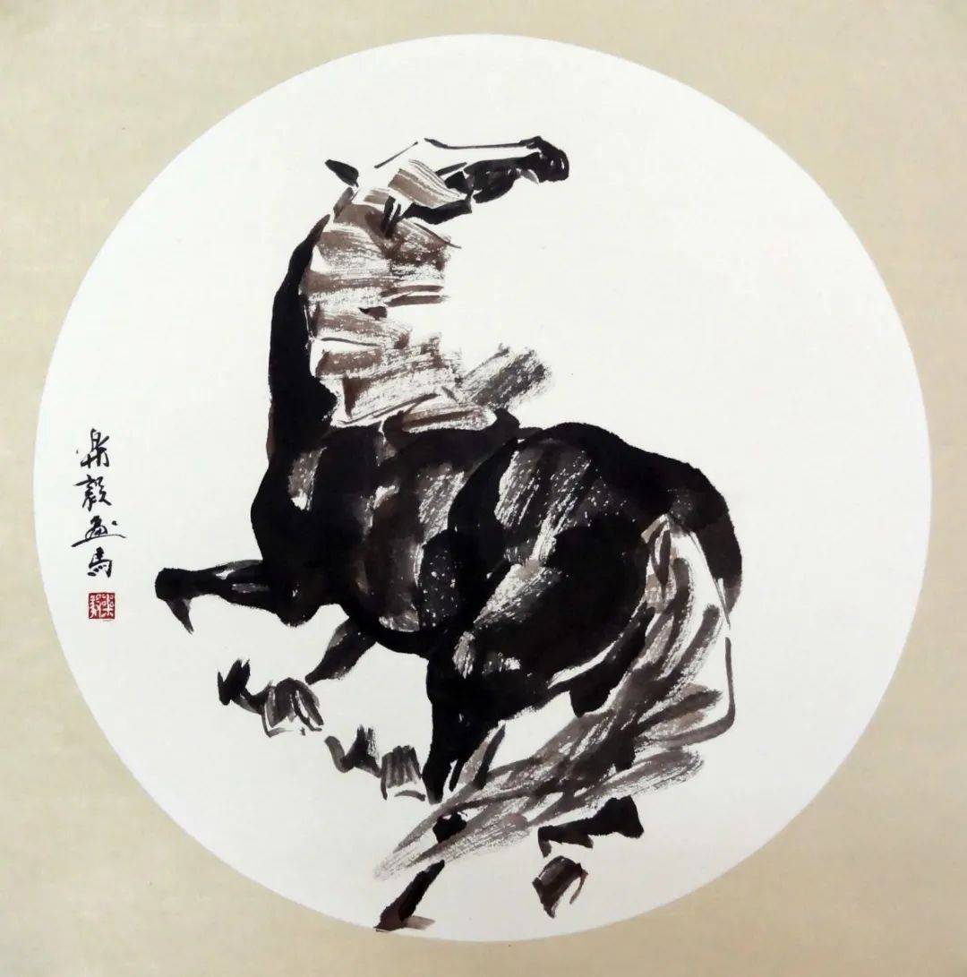 画坛牧马人张乐毅的骏马柔情