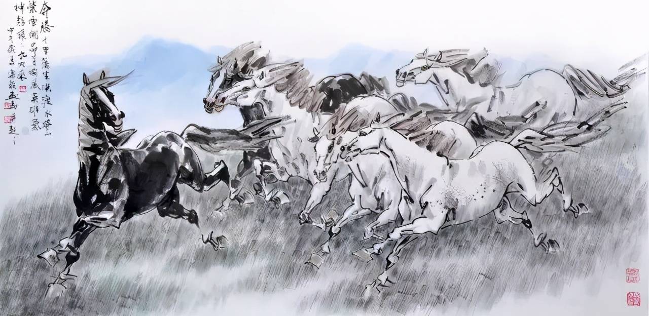 画坛牧马人张乐毅的骏马柔情