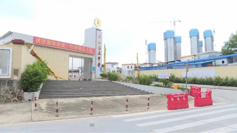 容纳1600多个学生惠东西枝江小学预计今秋投入使用