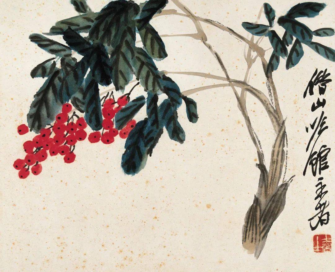 【精品欣赏】齐白石花卉册页_绘画