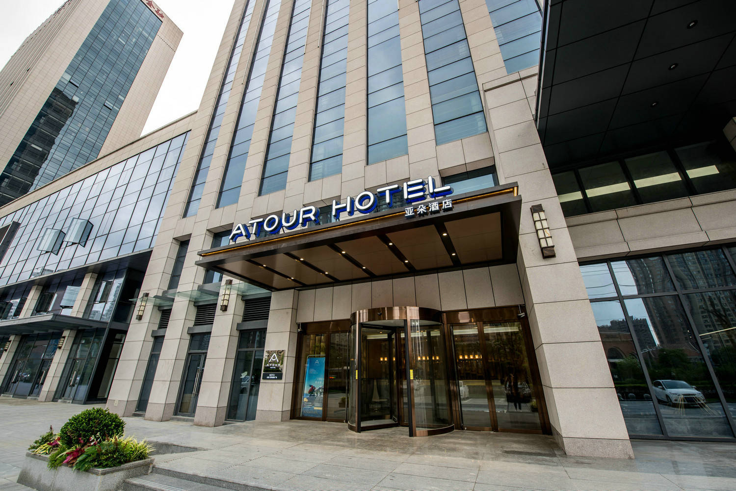 亚朵酒店设计cad施工图纸高清效果图实景照片