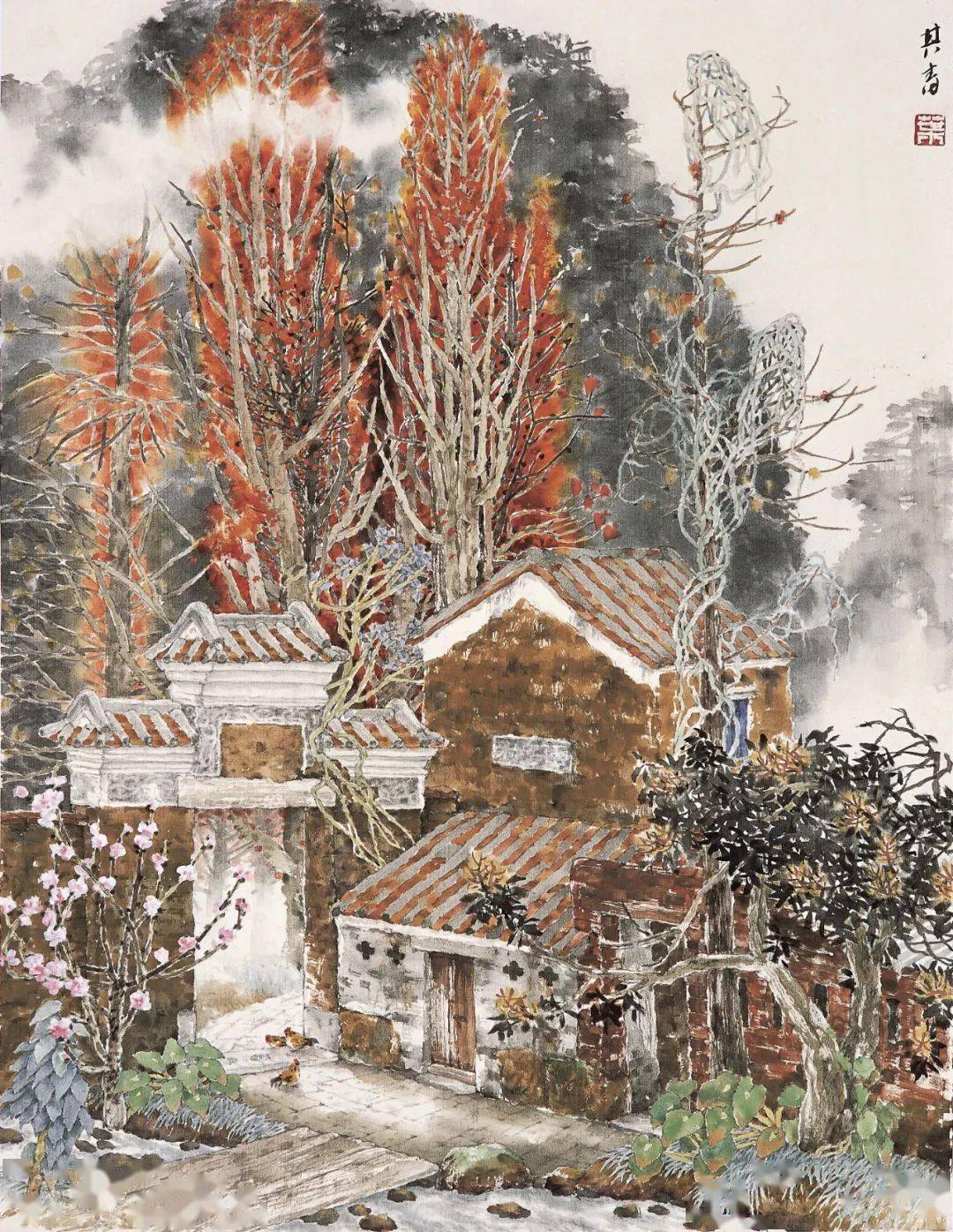 艺术鉴赏|返璞归真,回归本心的岭南山水画家——叶其青_作品