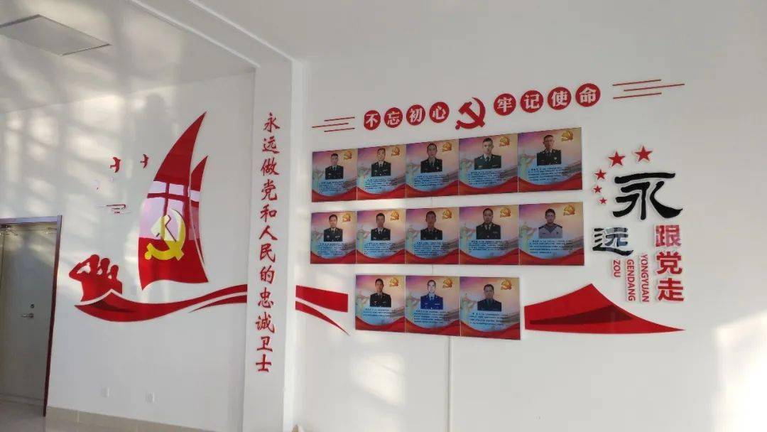 荣誉活动室谈心交流室文化墙下一步,禹城市退役军人事务局将用心用情