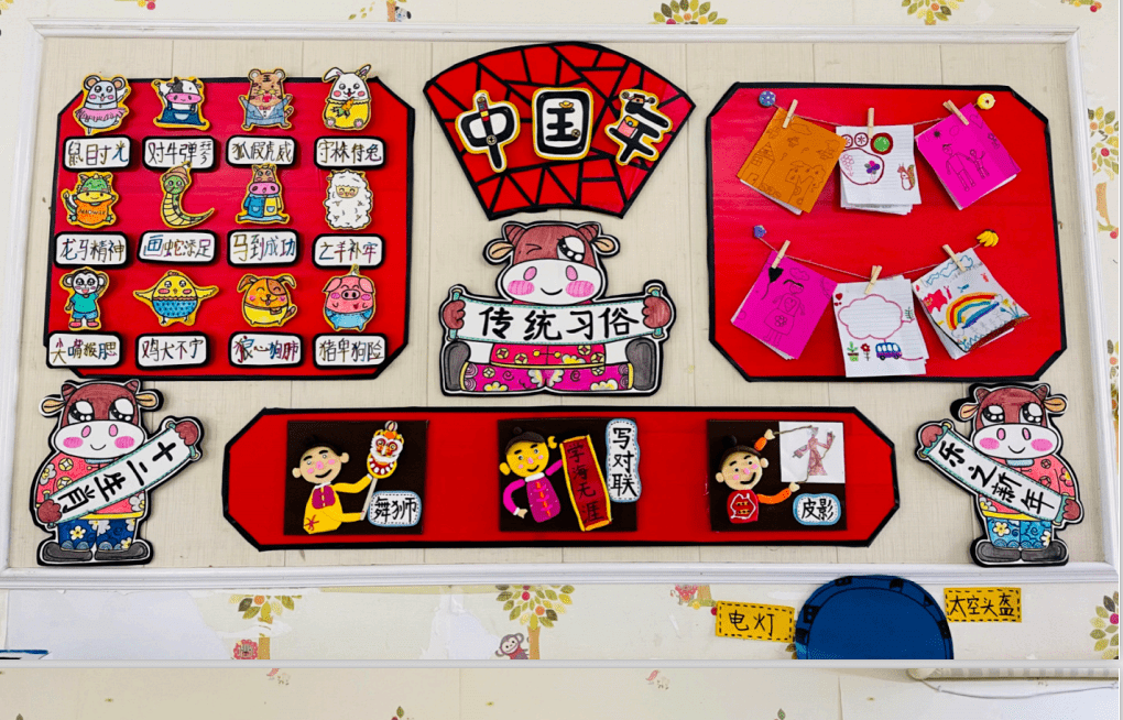 幼儿园新年环创从大厅到主题墙牛年环创正当红100图鉴