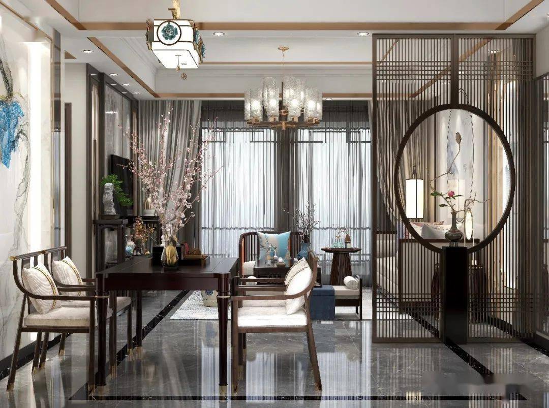 新中式轻奢古典风格与现代元素的激情碰撞