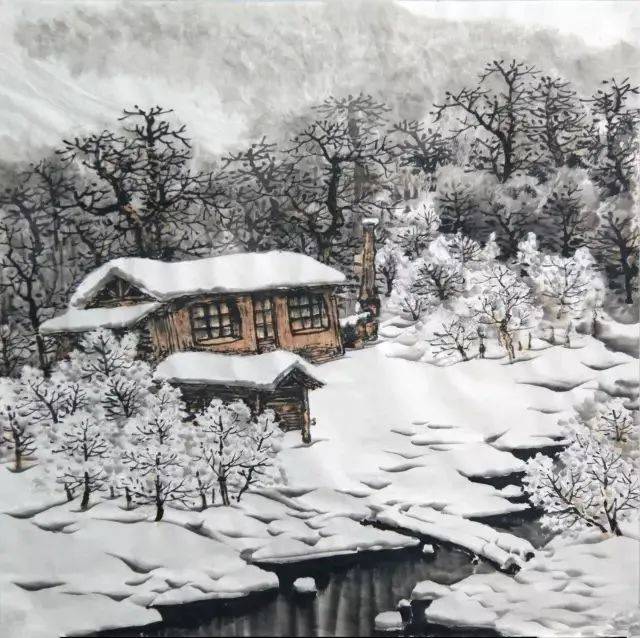 100幅山水雪景的画法