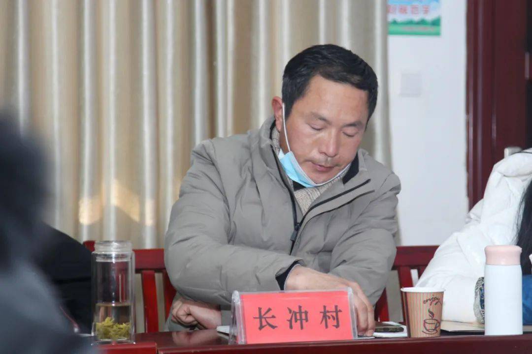会议开始,万山镇副镇长秦勇,长冲村书记张昌凯分别对万山镇和长冲村的