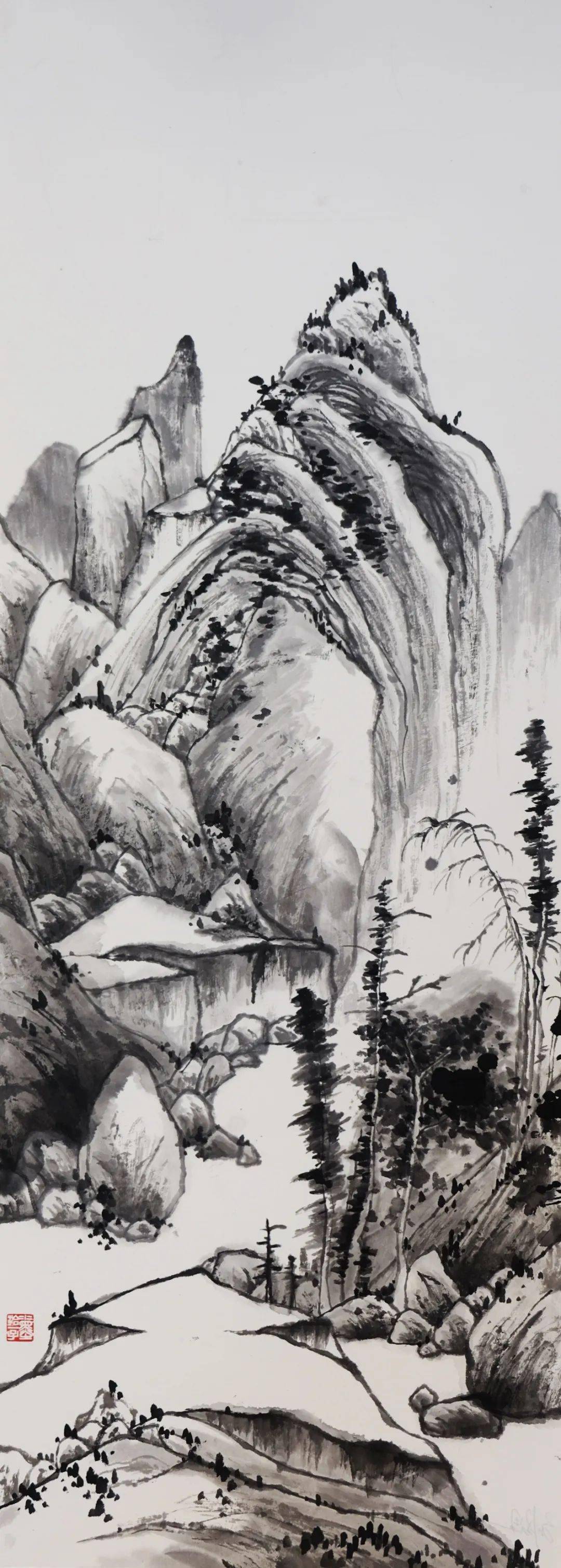 网上展厅象由心生18级水墨画班山水画课程展