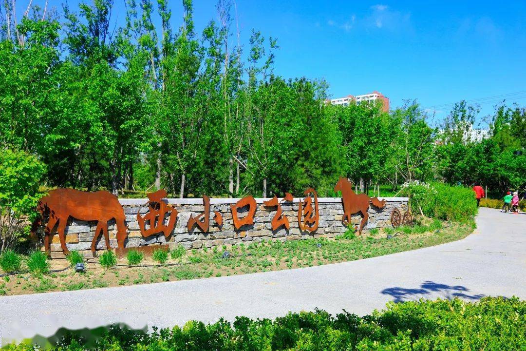 图/夏季西小口公园位于海淀区西三旗北侧为育新花园南接西三旗路