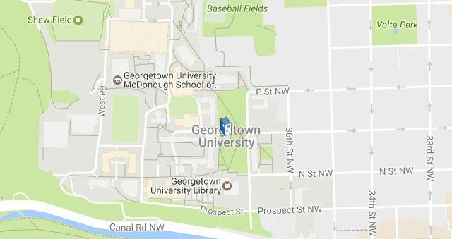 乔治城大学地图图片