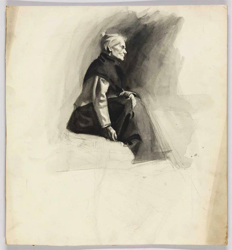 爱德华霍珀精美速写场景100幅手稿